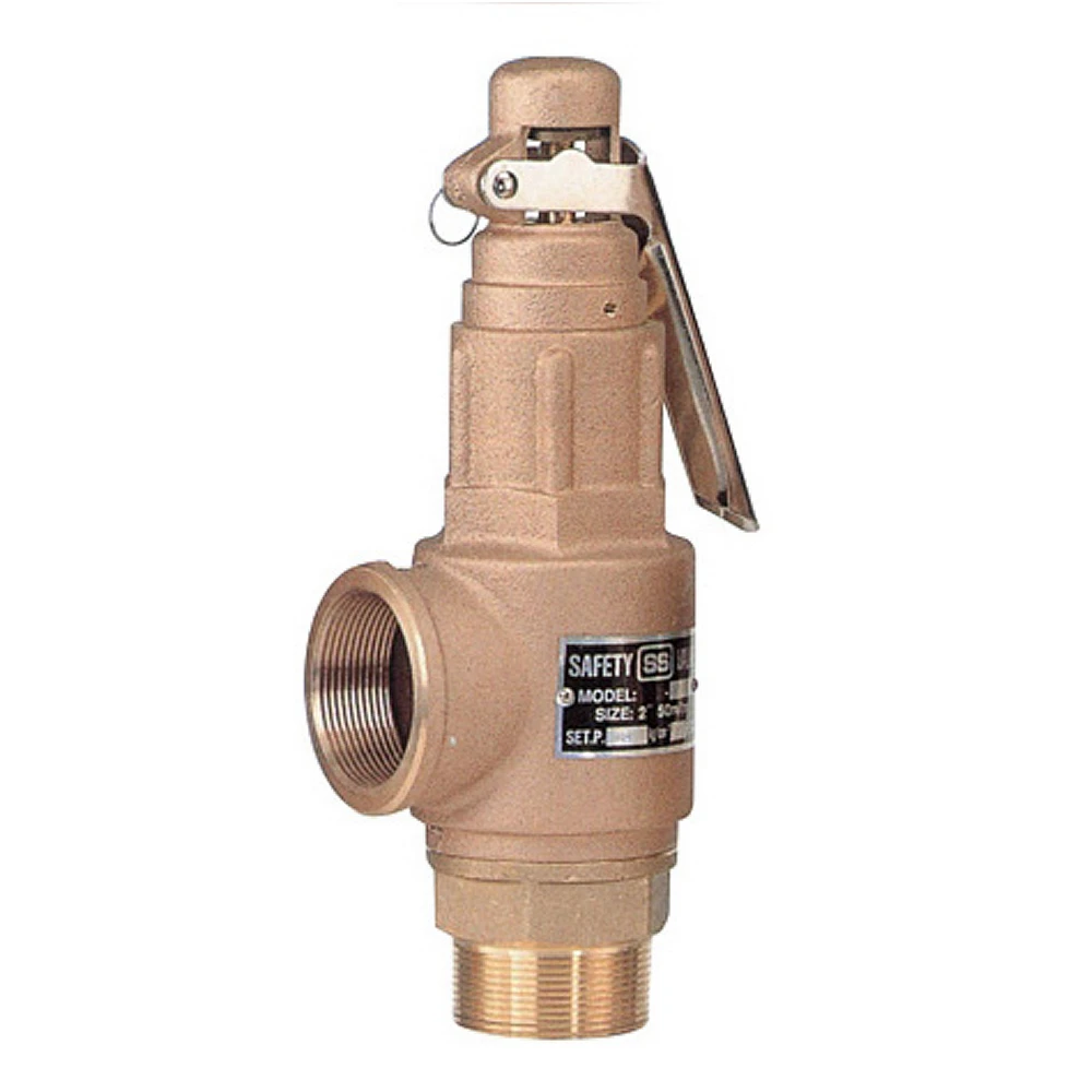 COVNA DN20 3/4 inch PN16 High Pressure BSP Thread Spring Loaded High Lift Brass Steam Boiler Safety Valve