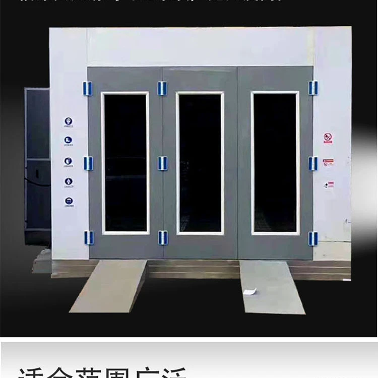 Natural Gas Paint Spray Booth Automotive Car Lacquer Baking CNG LNG Oven Room