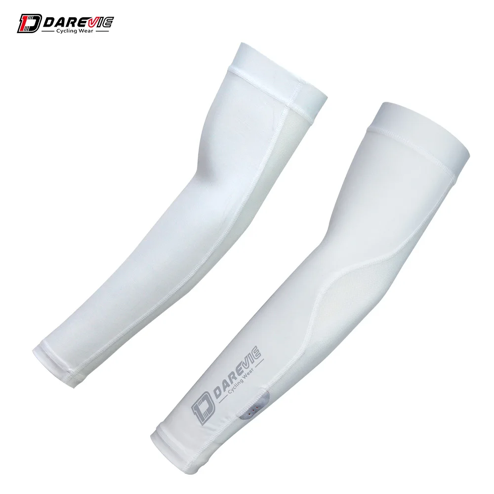 Darevie custom professional UV Protection SPF 40 Cycling armsleeves breathable ICE silk Arm warmers cycling arm sleeves sport