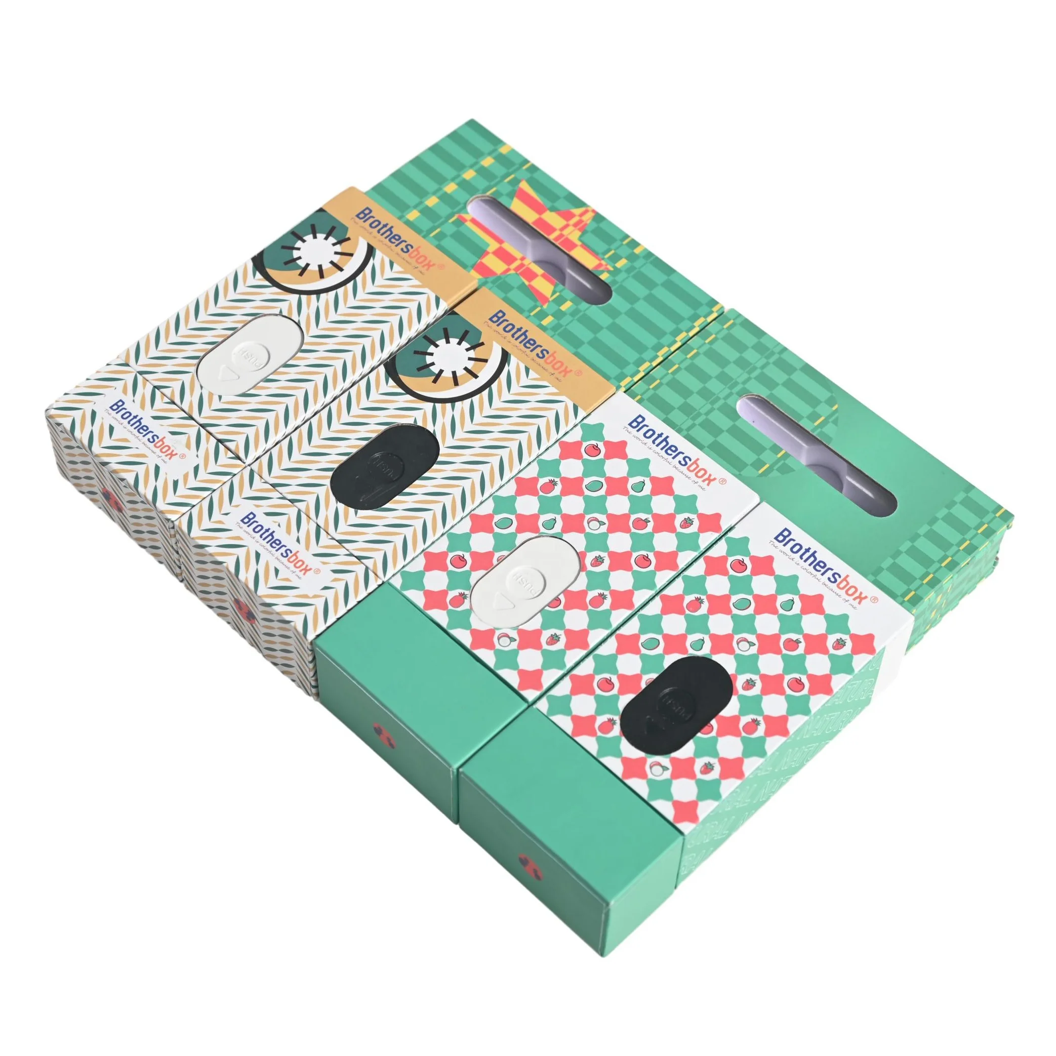 Cartridge Packaging Box Child Resistant Box Child Lock Bottom Paper Box