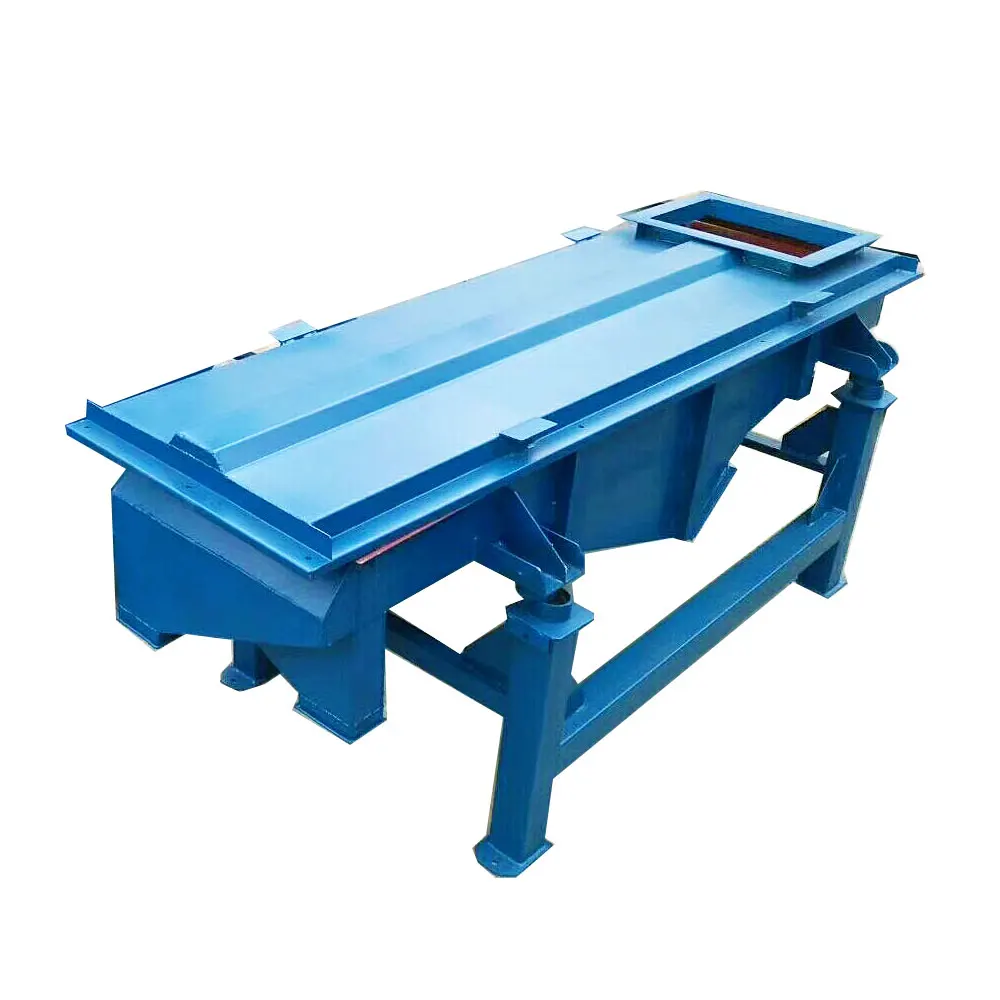 Easy Maintenance Mining Use Linear Vibrating Screen for Calcium Carbonate
