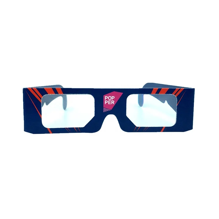 Custom Print Chromadepth 3d Paper Glasses