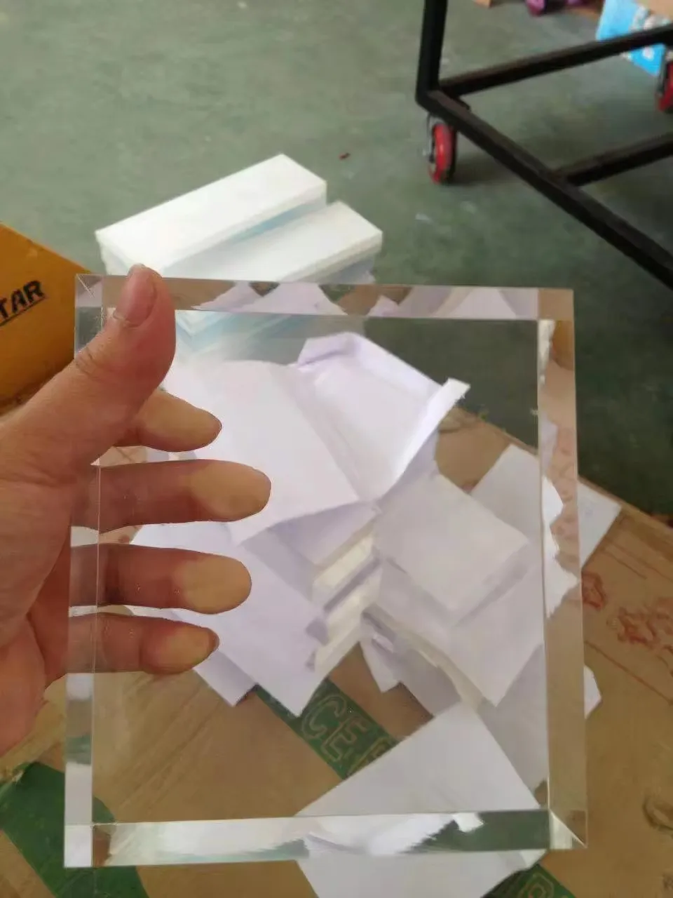 Easy To Process Advertising Board Frosted Transparent Sublimation Acrylic Sheet  Wholesale