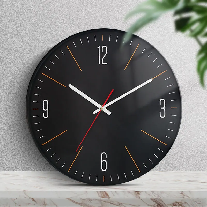 14inch 35cm 3D Modern Plastic Wall Clock Home Decor Nordic  Decorative Wall Watch Clock for Living Room