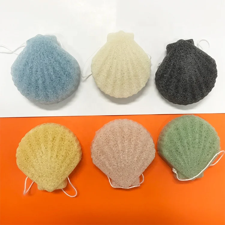 100% natural Exfoliating Purifying Facial Konjac Sponge Konjac Facial Sponges The Compostable Konjac Body Sponge