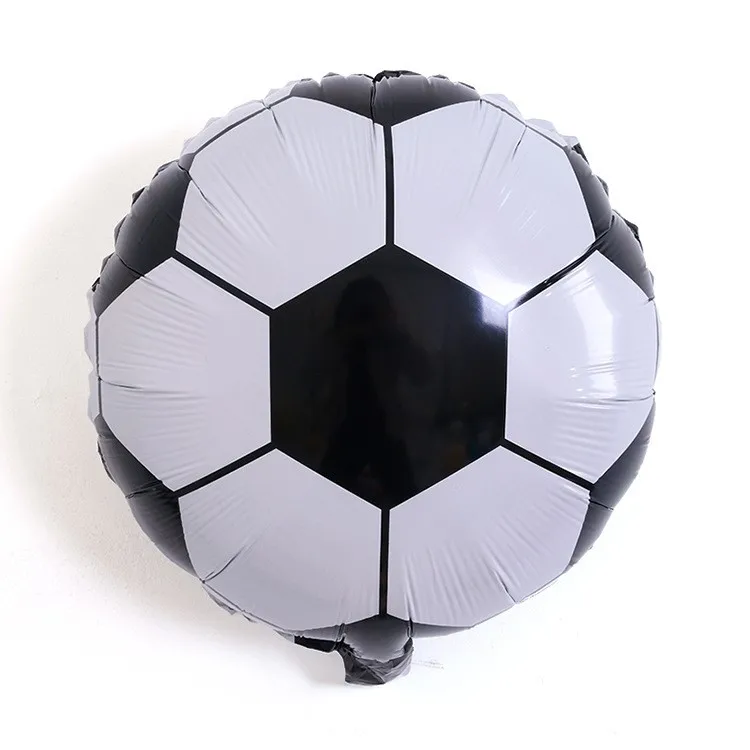 18 Inch Soccer Ball Football Basketball Round Ball Shape Balloons Foil Balloons For Sports Theme Party Decoration
