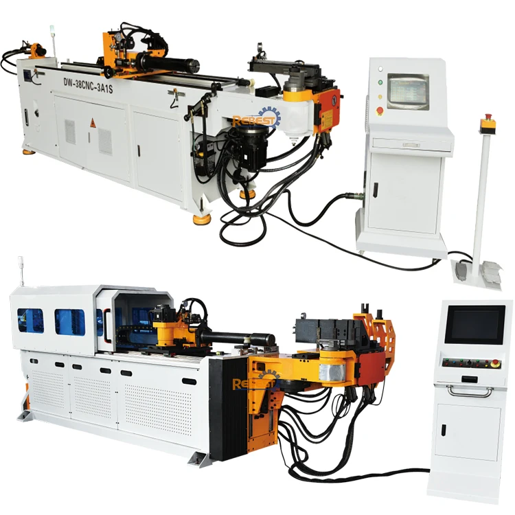 DW-63CNC 3A1S auto hydraulic exhaust bender mesin metal steel pipe tube bending machine for sale