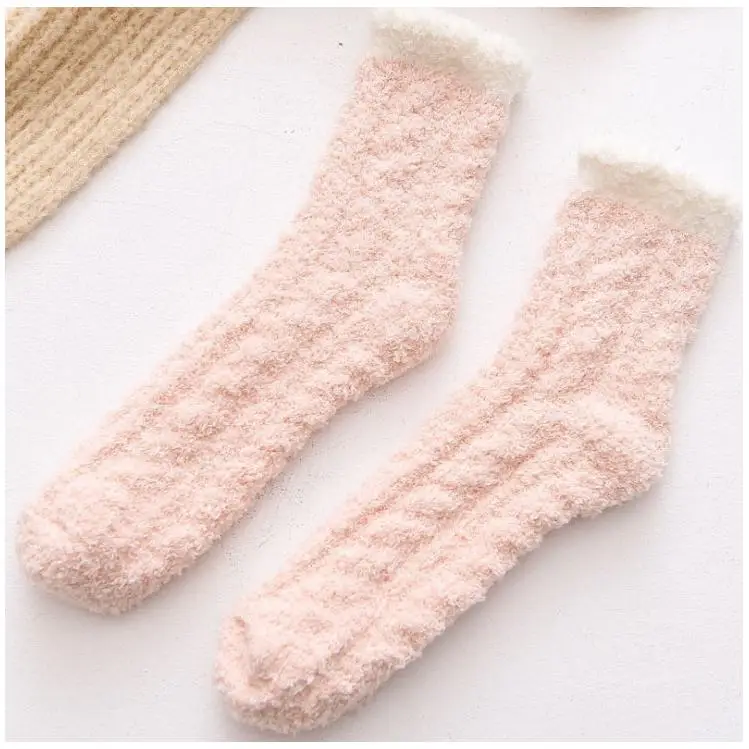 Sport Socks medias para mujer Low Price Thick Warm Winter Dress Unisex Wool Short Funny For Women Compression Socks Pairing Clip