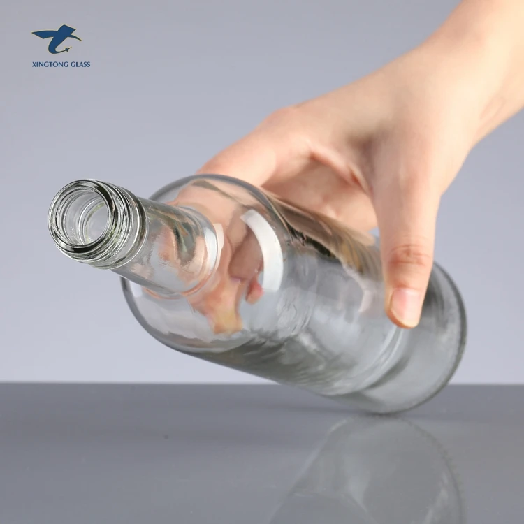 Fashion wine Glass Bottle 500ml With Cork Top