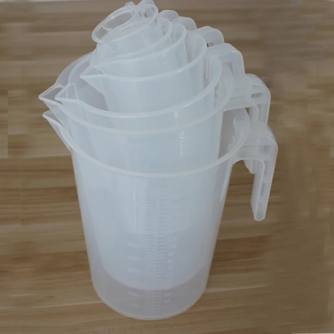 
Amazon hot sell OEM printed available 15ml 30ml 100ml 150ml 1000ml to 5000ml etc plastic kitchen or Lab measuring cup 