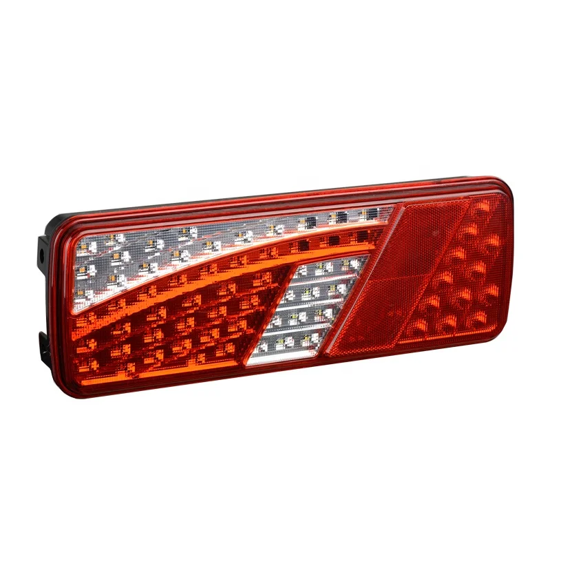12v 24v UV объектив ПК светодиодный задний фонарь для грузовых автомобилей