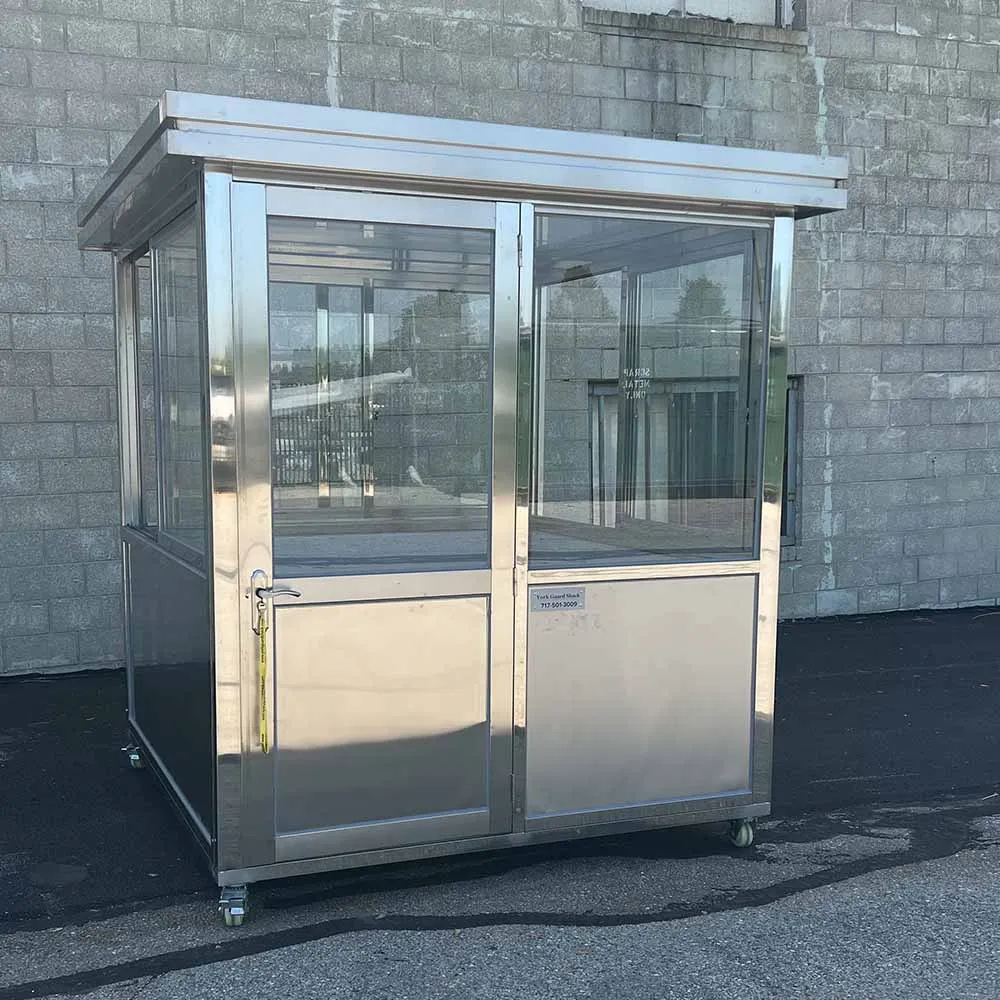 6.5x6.5 stainless steel protective shed wing door with long service life for security rooms and guard rooms Customized size