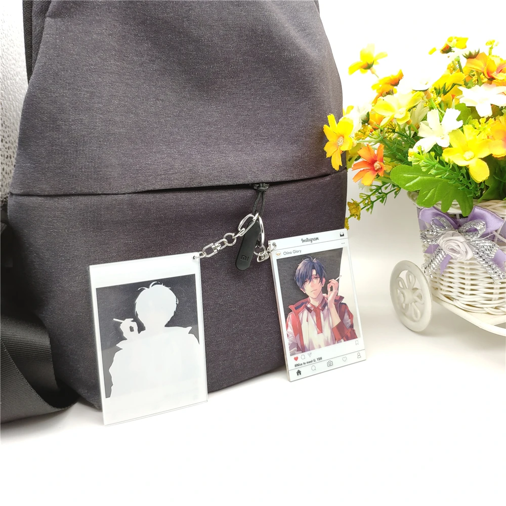 Free Sample Anime Character Cartoon Figure Custom Acrylic Keychain