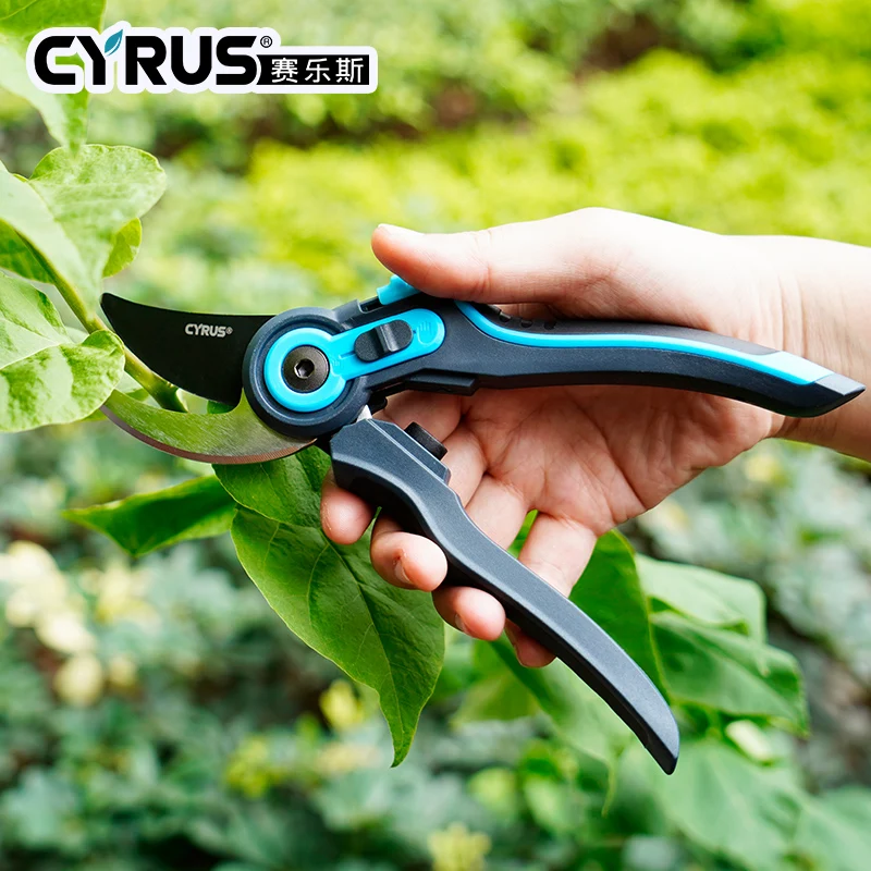 Professional Stainless Steel Pruning Shears Garden Tree Manual Fruit Picking Harvesting Shears