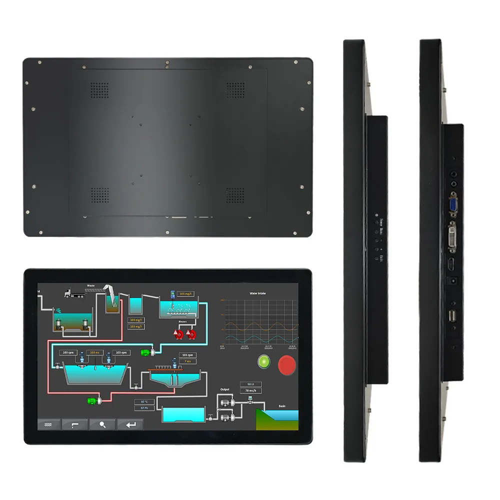 Custom 18.5 HDMI Auto Brightness Control Adaptive Display Energy Efficiency Optimal Visual Experience touch screen monitor