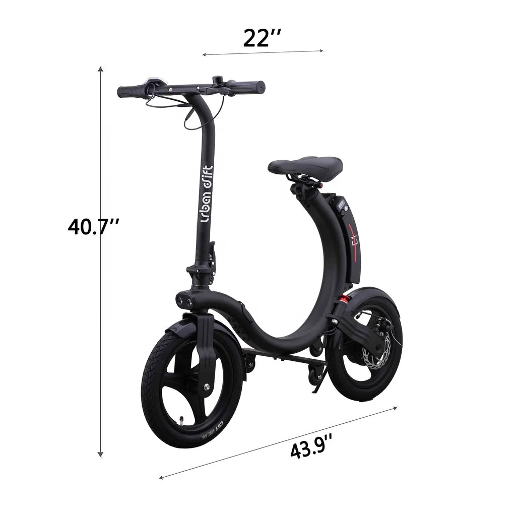 Electric Scooter 14 Inch Wheel Balance Skateboard Mobility Motorcycle Lightweight E-scooter Adult Folding GR-E1 250W 36V 5.2AH