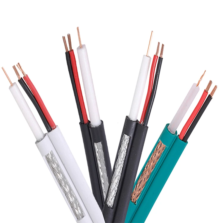 Заводская цена Cctv RG59 RG6 RG11 сиамский коаксиальный кабель Rg 50 Ом 70 Ом 1000Ft