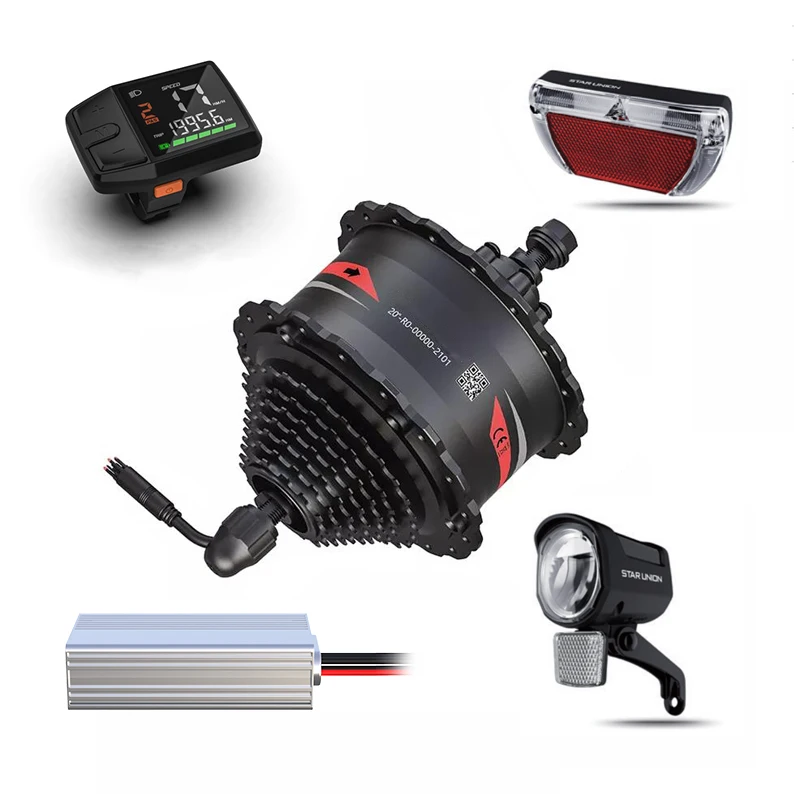 Wuxing 350W 36V fork width 175mm rear hub motor HM3501 conversion kits waterproof built in controller for ebike