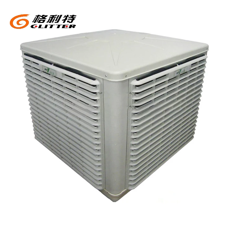 without freon evaporative air cooler wall-mounted 18000CBM/h down discharge up environmental