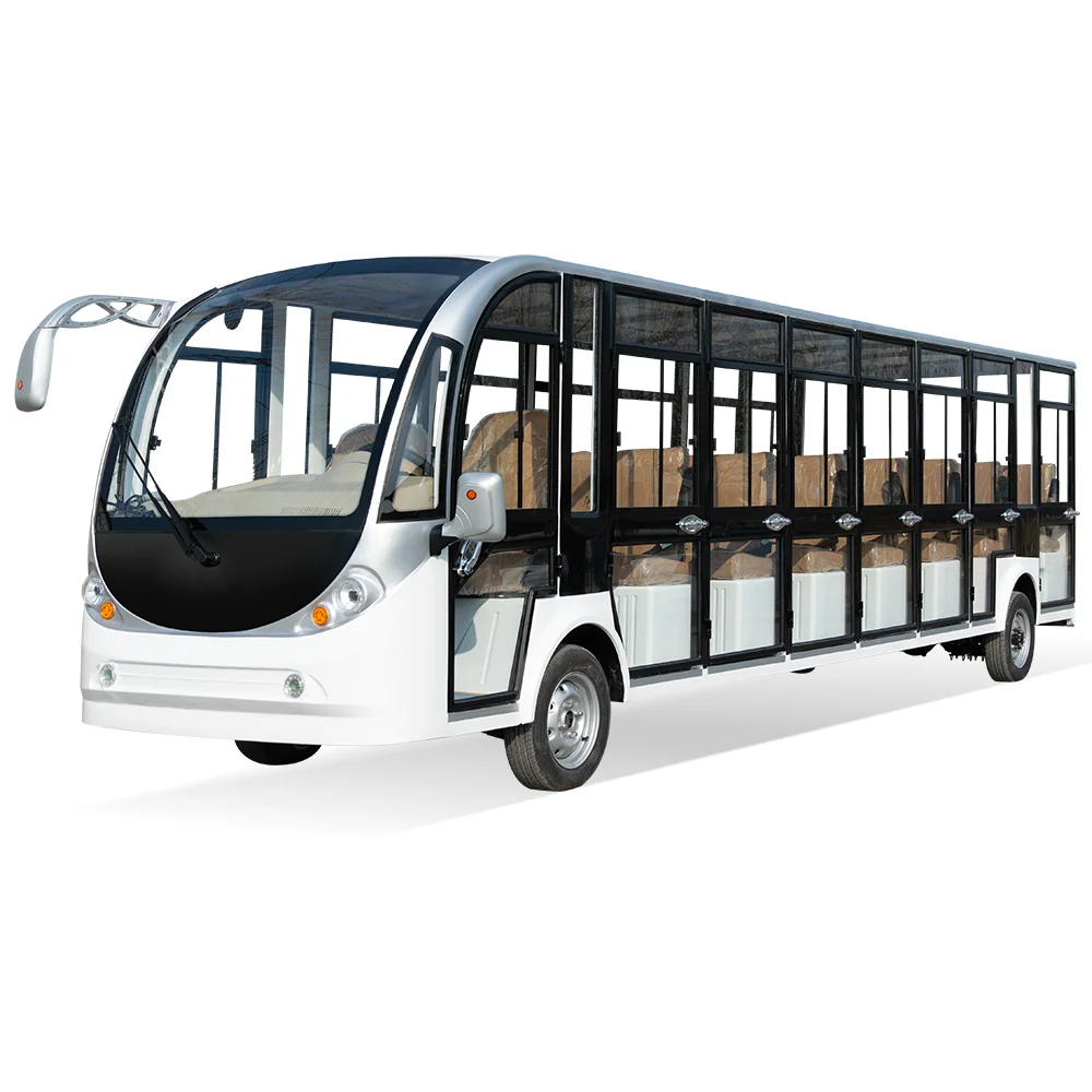 8 Seat Enclosed Luxury Four Wheeler Mini Tourist Bus Sightseeing Car Tour House Car Street Legal Golf Cart