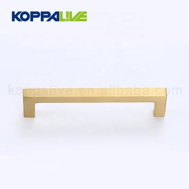 Золотая мебель для спальни мебельная фурнитура Аксессуары площадь твердая латунь ящика Шкаф Потяните ручки