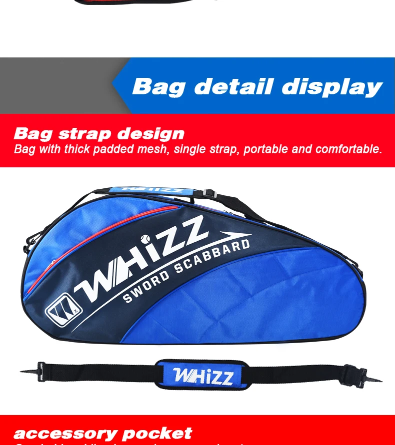 Professional or Beginner badminton bag custom tennis racket bag