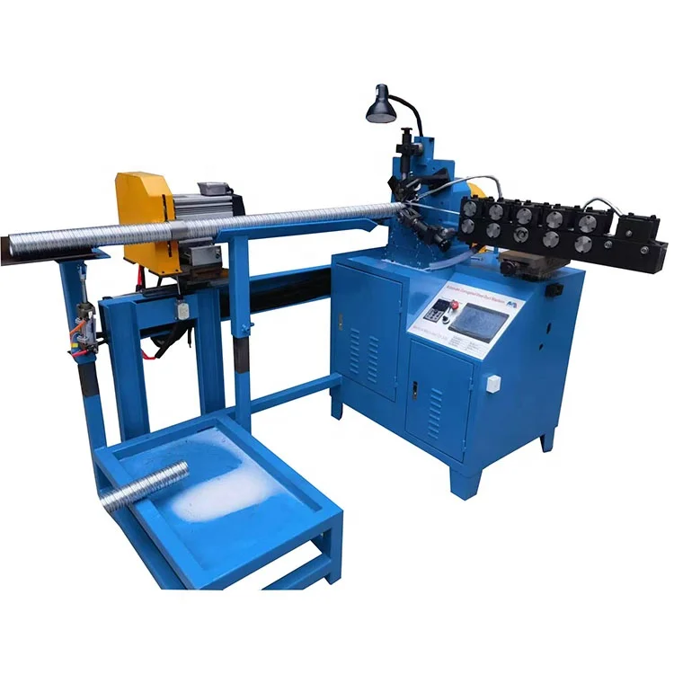 2024 new construction material corrugated round steel metal pipe machine on sale