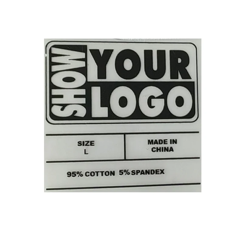 Custom Logo Iron On Heat Transfer Printing For Clothing Plastisol Heat Transfer Small Vinyl Sticker Labels