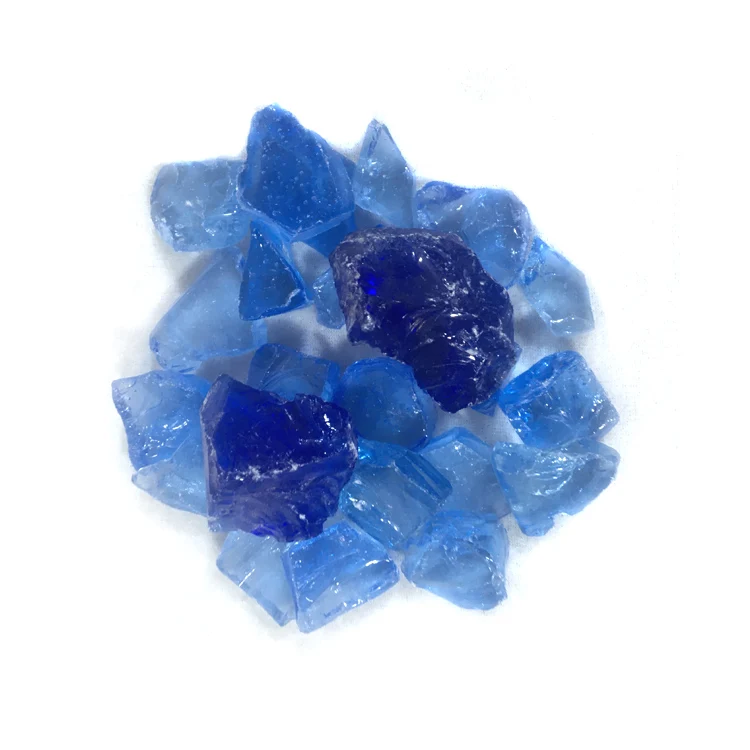 Wholesale High Grade Broken Mirror Glass Decoration Pieces Block