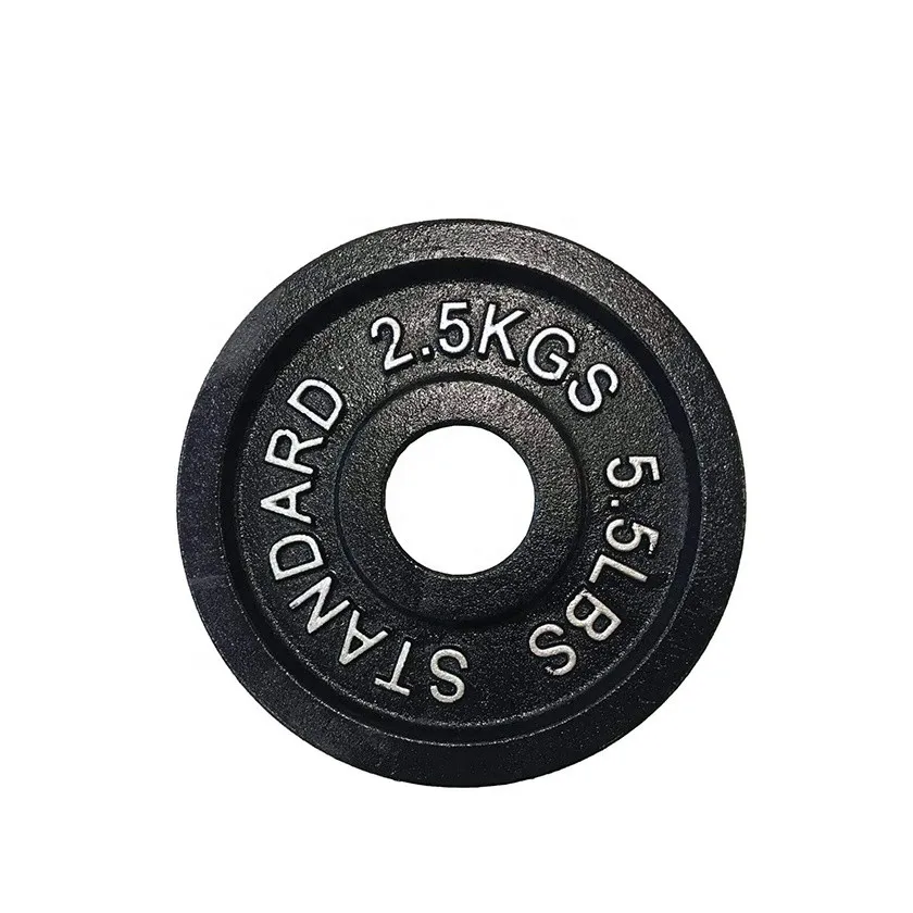 1.25kg  25kg Weight Plates Cast Iron Training Standard Disc Rubber Free Weight Products