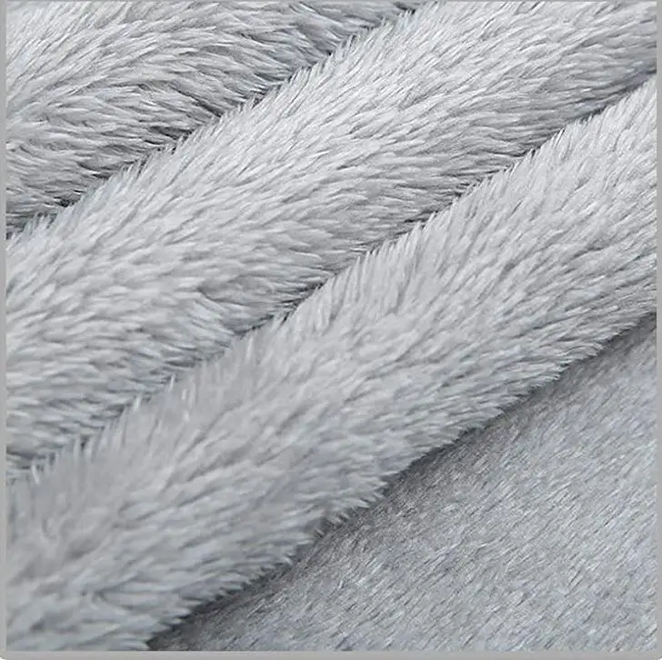 Printed Flannel Fleece White Shawl Wieghted Blanket Knit White Polyester Plush Sleeveless Blankets