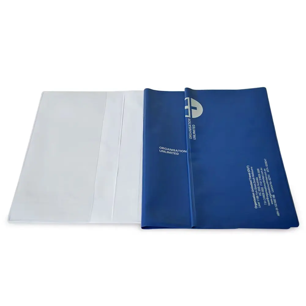 PVC Document Holder Vinyl Ticket Holder Passport Wallet