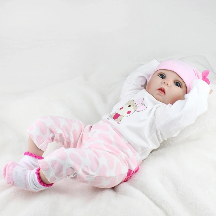 Wholesale christmas toys life like rubber newborn reborn baby doll for kids