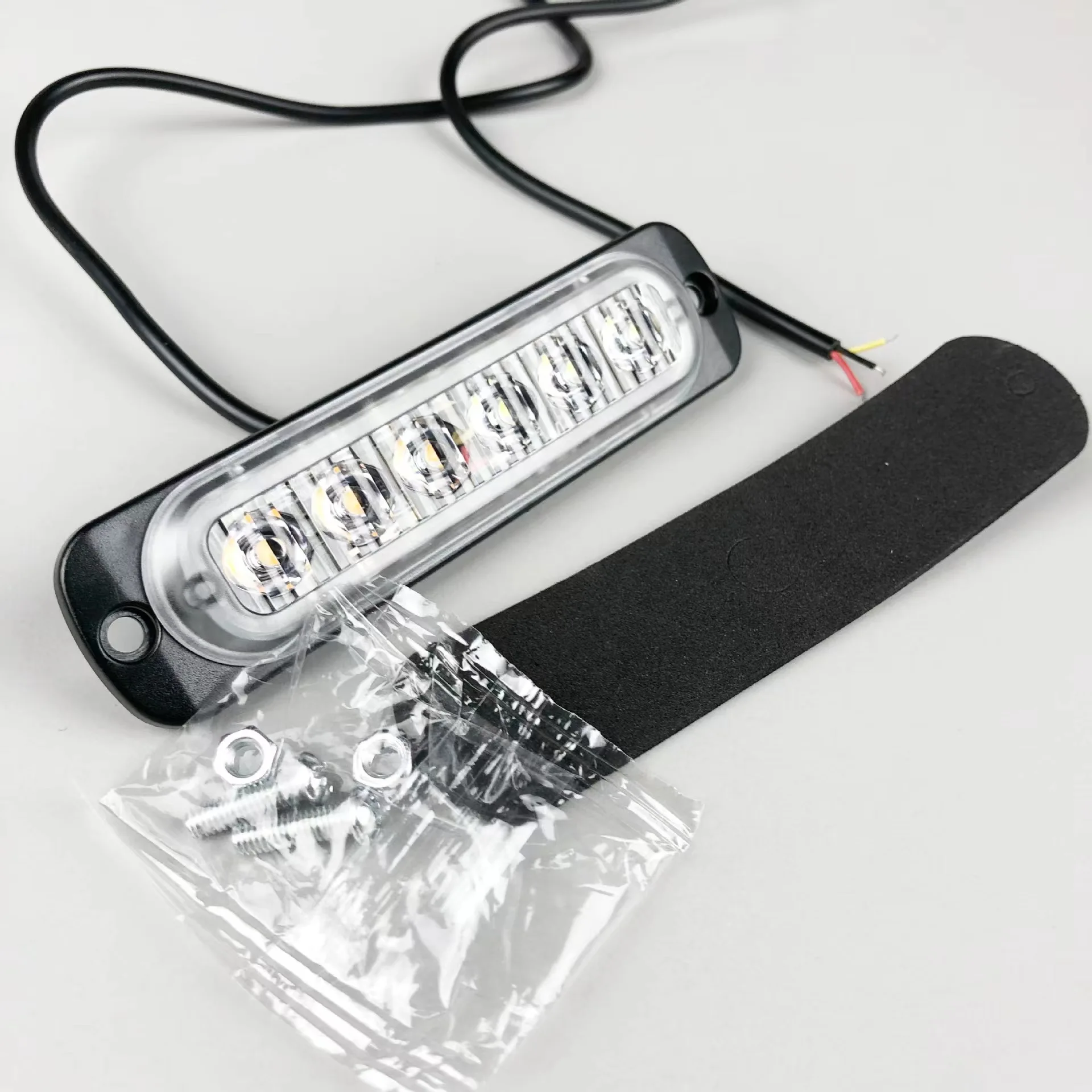 Customization Car Light Accessories 12-24V Super Bright Flash 6LED warning strobe lights truck Vehicle Strobe Side led Marker Li