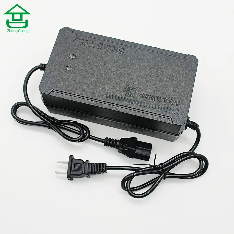 New spot 60V 12AH 15AH 20AH 30AH 35AH Lead Acid Battery Charger Electric Bicycle Power Supply Adapter Factory Wholesale Sales