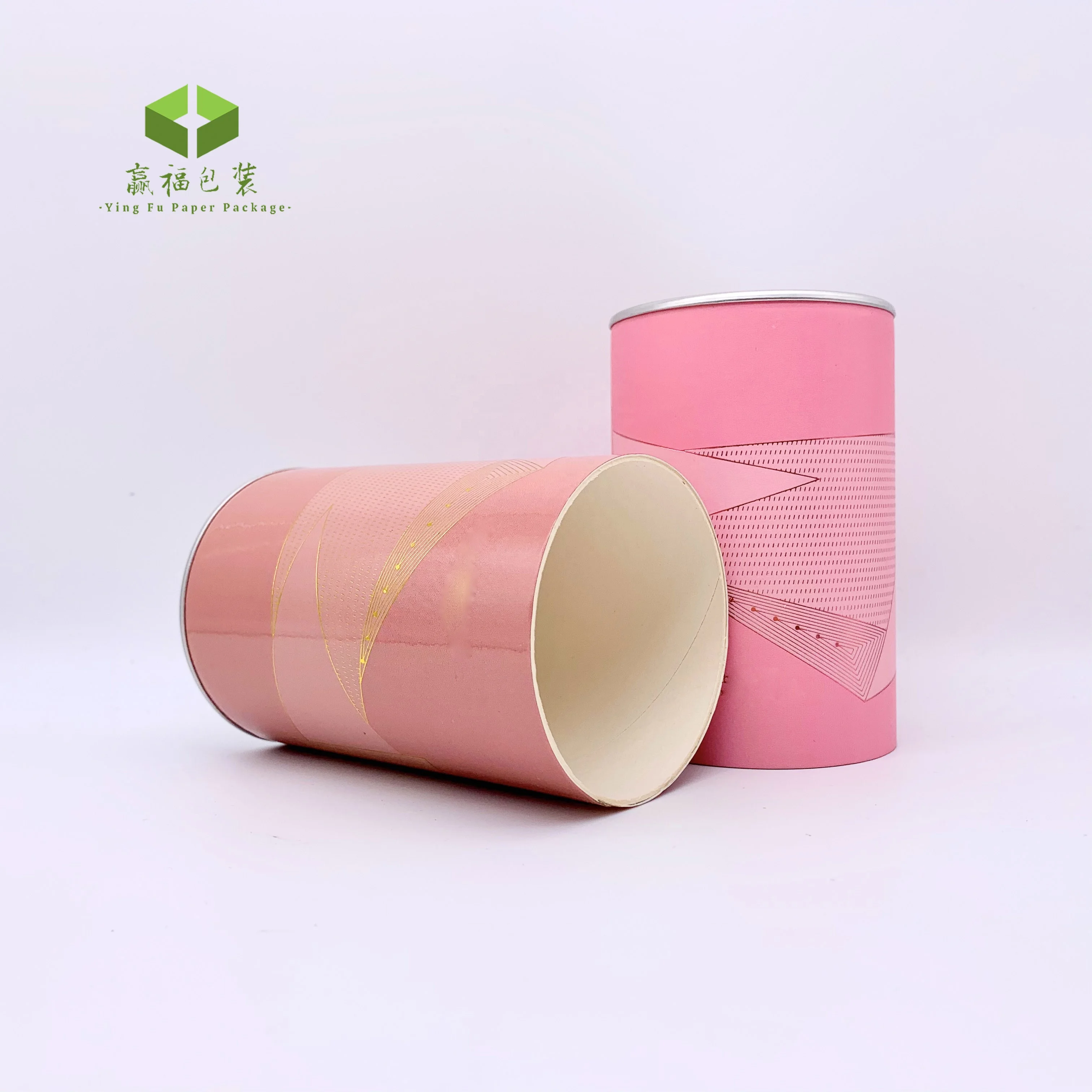 Metal lid easy peel off end lid aluminum foil sealer for food can round paper packaging box tea container box tube cylinder
