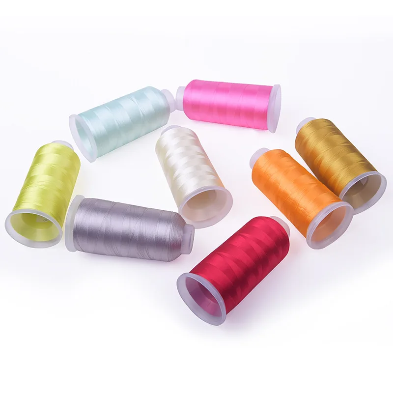 Good quality 100% rayon viscose 120D embroidery thread