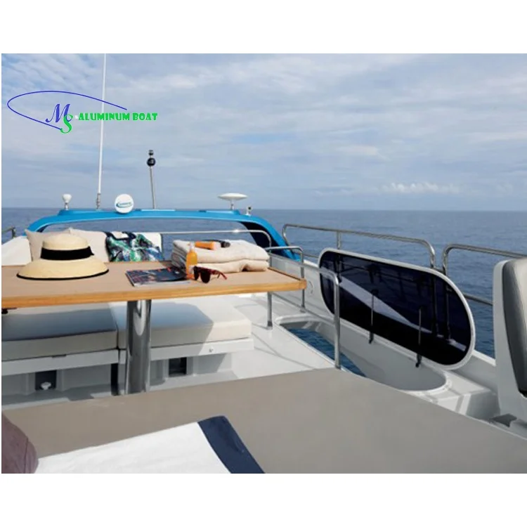 2021new design MS Aluminium boat Luxury sport yacht for sale 45Ft 260HP for selling CCS CE Certificates for Europe customers