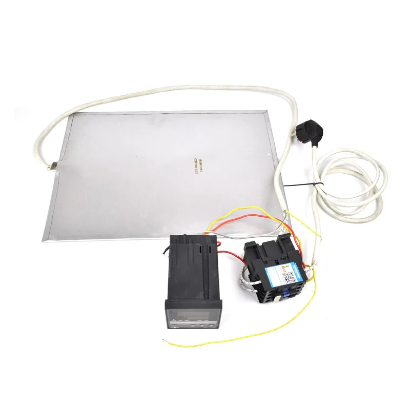 XIAOSHU High Temperature 240V 2500W Mica Heating Plate Heater with Digital Thermostat