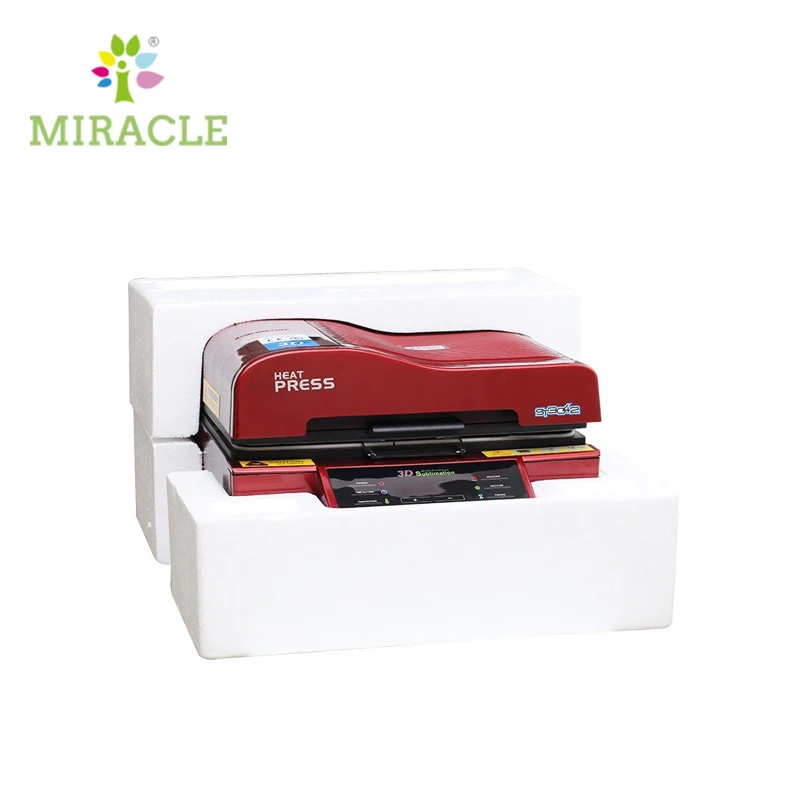 3D Sublimation Vacuum Heat Press Machine For Phone Case Mug Plate Glass Wood Rock Metal Photo Printing All In One Heat Transfer