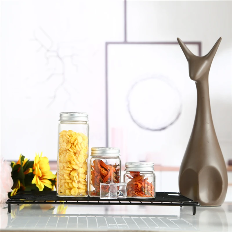 
aluminium screw cover hot sell 47mm creative vial tube bottle tube glass sample vial hang decoration vial wine beverage bottle 