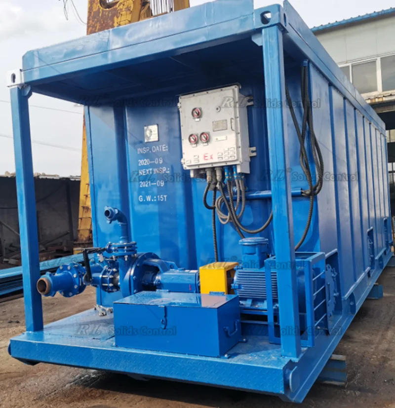 Oil drilling fluid mud tank