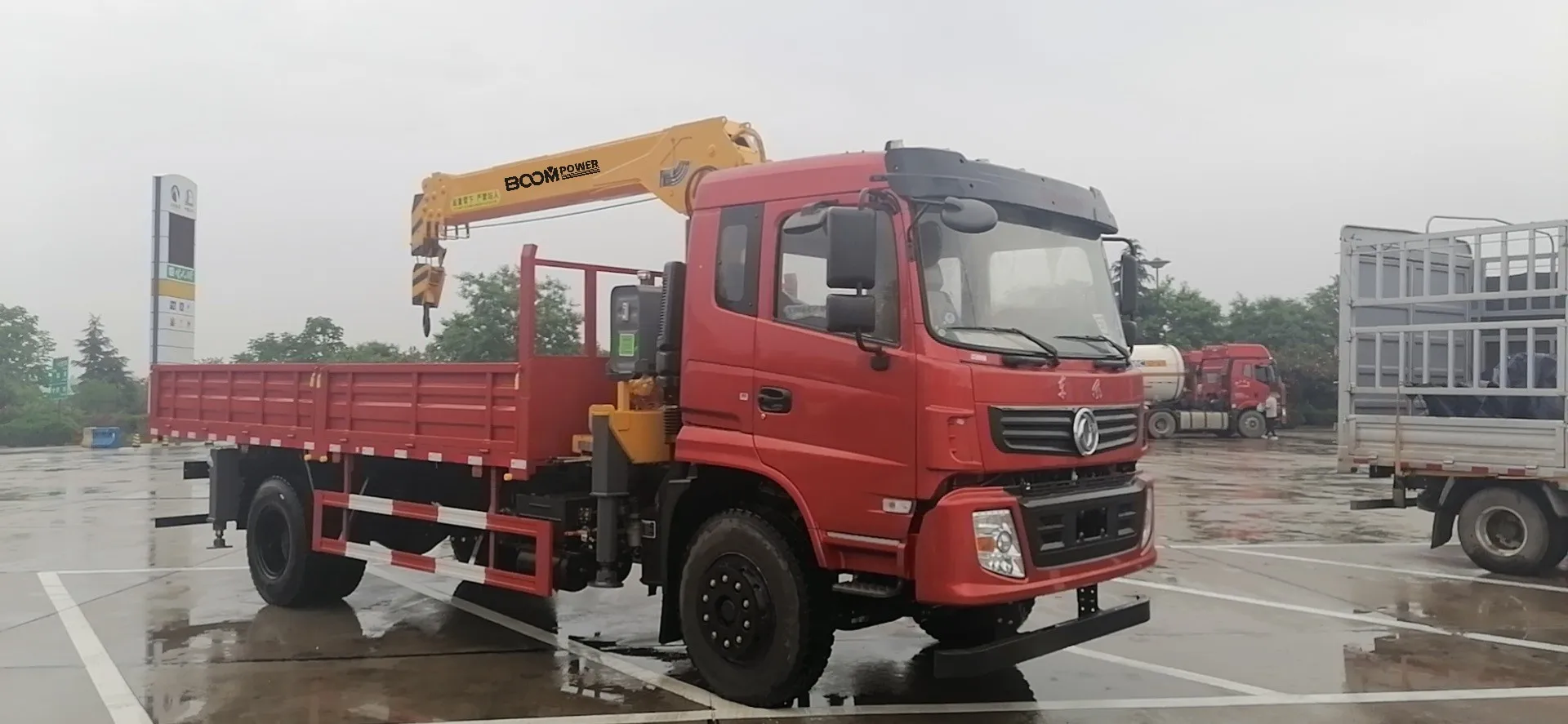 6.3 ton Telescopic Hydraulic Boom Mini Grue Mobile Truck Mounted Crane  Made in China BM160-4  for Forest Timber