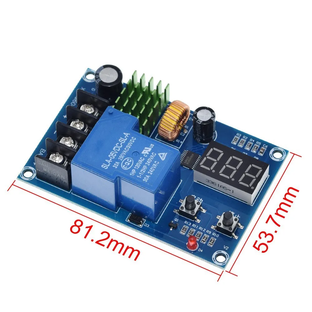 XH-M604 DC 6-60V Storage Lithium Battery Charging Control Switch Protection Board M604 Battery Charger Control Module