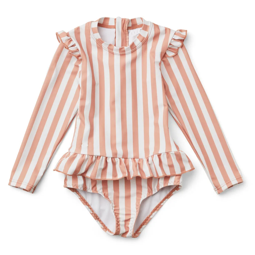Baby Swimwear Breathable Floral Woven Cotton Long Sleeves New Design High Quality Baby Cloth Swimwear