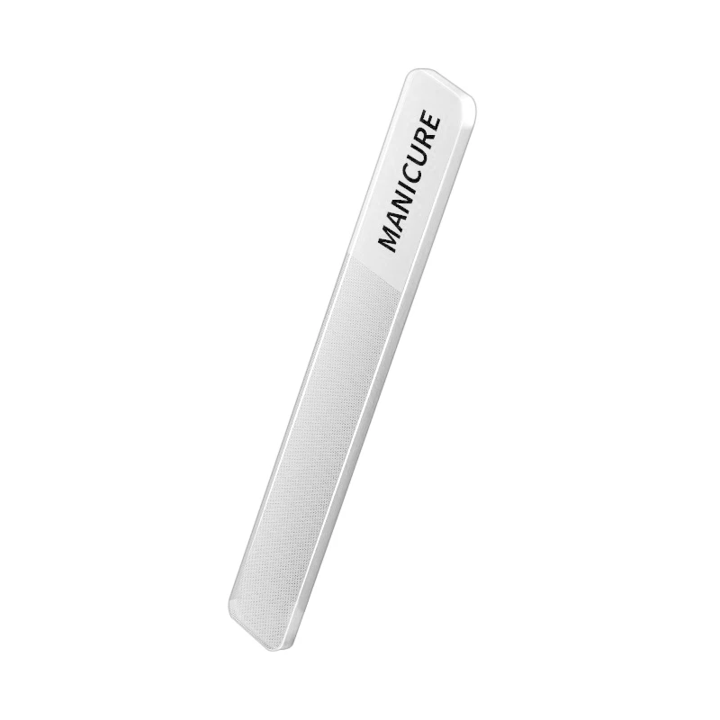 New 1Pcs Professional Glass Nail File Nail Polish Transparent Sanding Polishing Durable Buffer Manicure Portable Nail Art Tool