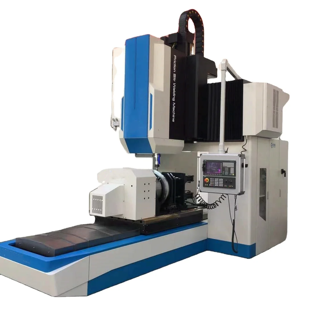Aluminum Magnesium Siemens 828D CNC Gantry Type Friction Stir Welding Machine For Electrical Vehicle Battery Frame