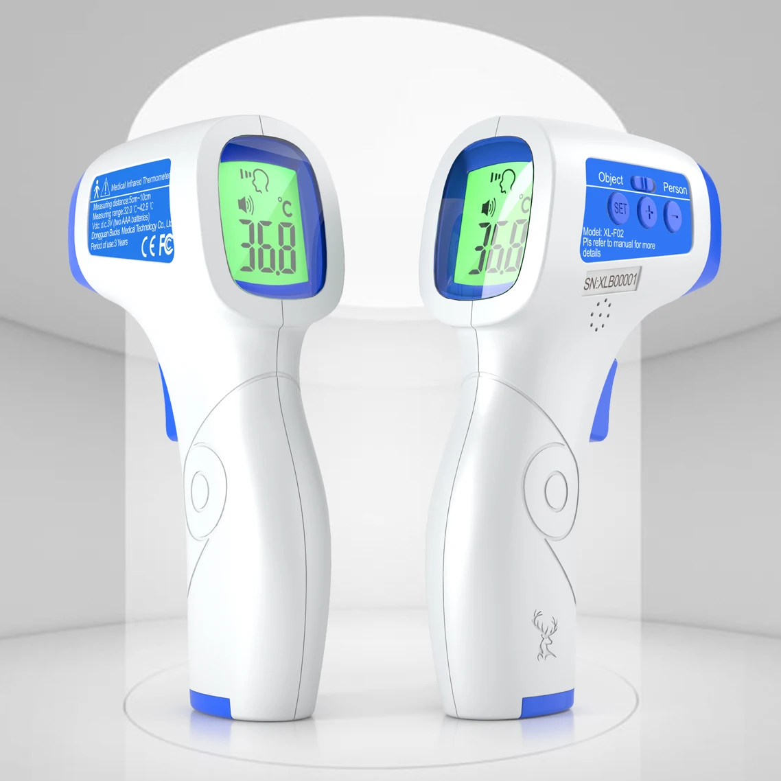 Бакс 2021 термометр пистолет цифровой термометр пистолет Термометры Автоматический Бесконтактный