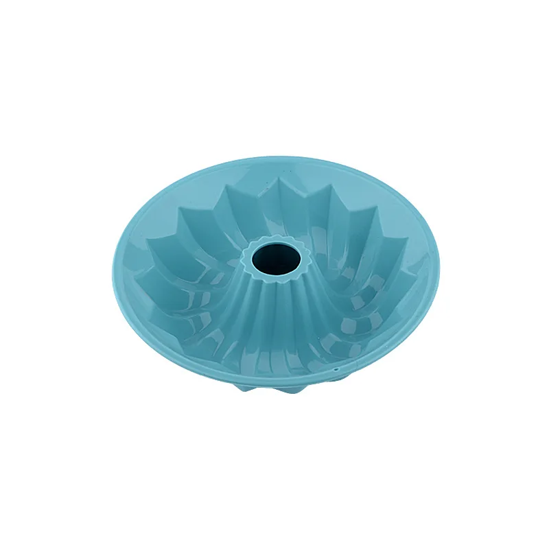 European Grade Top Level Non Stick 6inch Chiffon Cake Mold For Baking Cake Fluted Tube Silicone Cake Pan