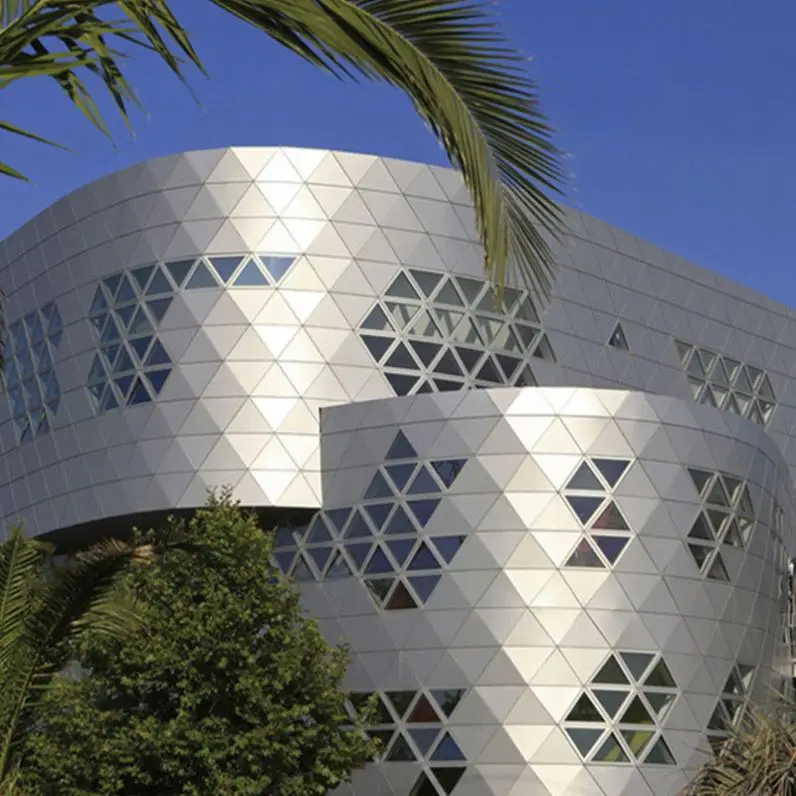 Colorful Decorative Perforated Sheet Metal Doors Panels